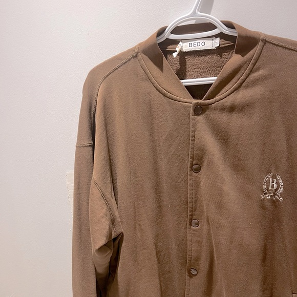 Vintage Brown Varsity Jacket - Picture 6 of 6